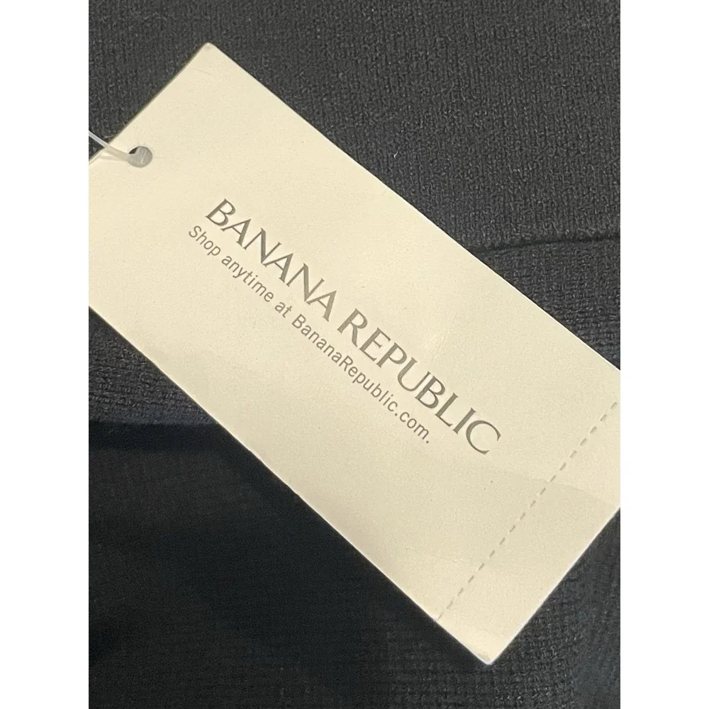 NEW‎ BANANA REPUBLIC Women's Size Large SWTR Skirt Milano Black Knee Length NWT